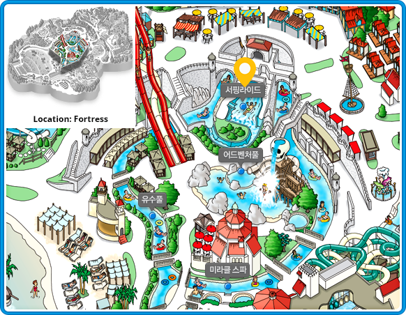 Surfing Ride mini map