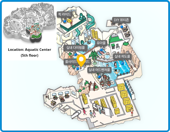Pool Side Slide mini map