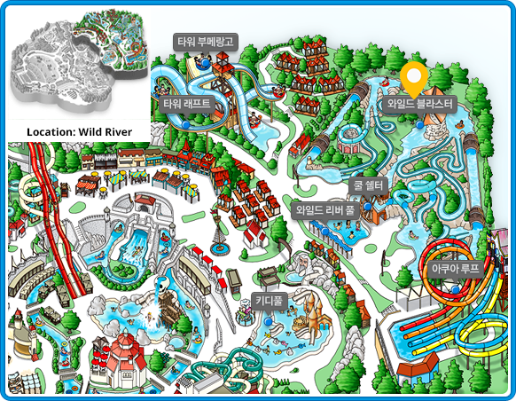Wild Blaster mini map