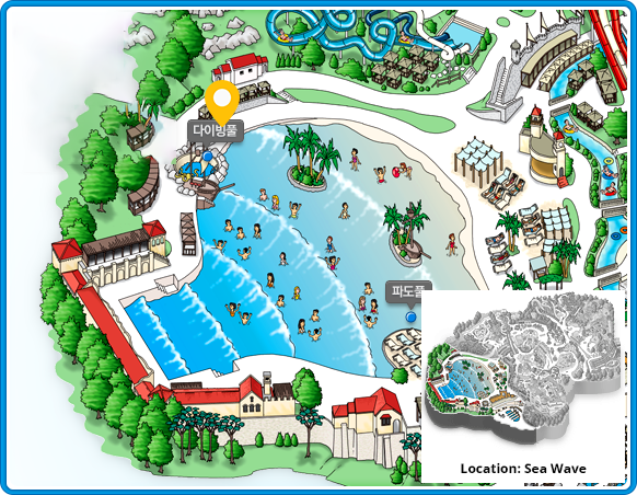 Diving Pool mini map