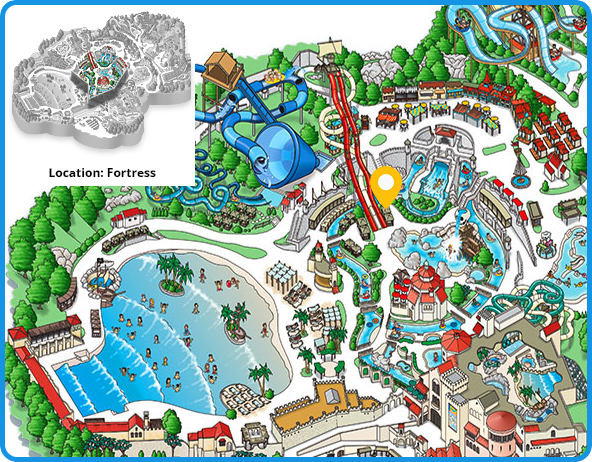 Surfing Village mini map