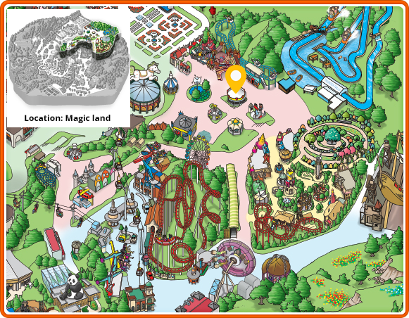 Peter Pan mini map