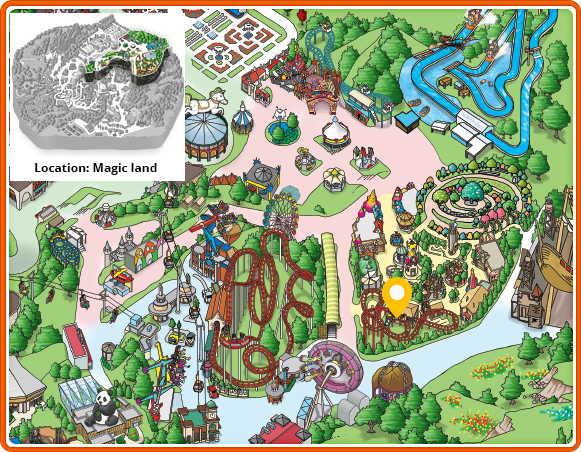 Racing Coaster mini map