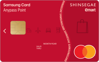 Shinsegae Samsung AnyPass Point Card