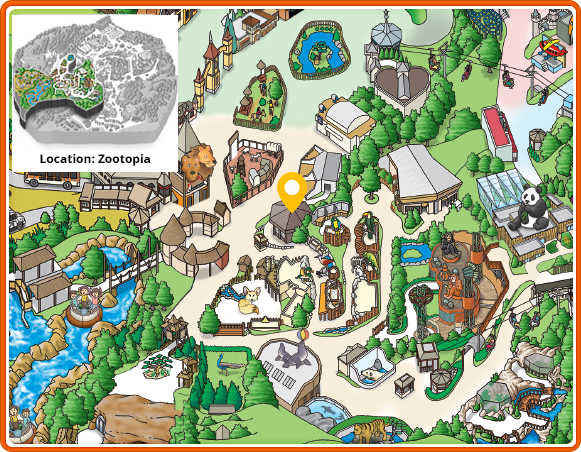 Cafe Jungle Camp mini map
