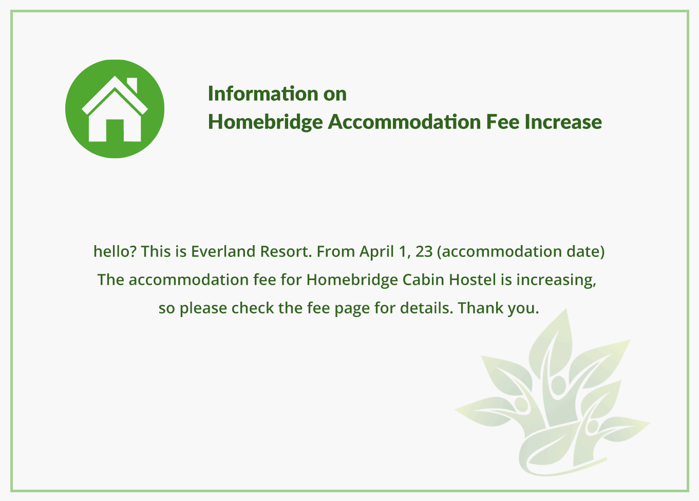 Accommodation Fee Increase Notice_detail